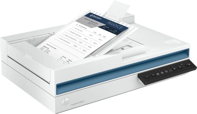 Сканер планшетный HP ScanJet Pro 2600 f1 (20G05A) A4 белый
