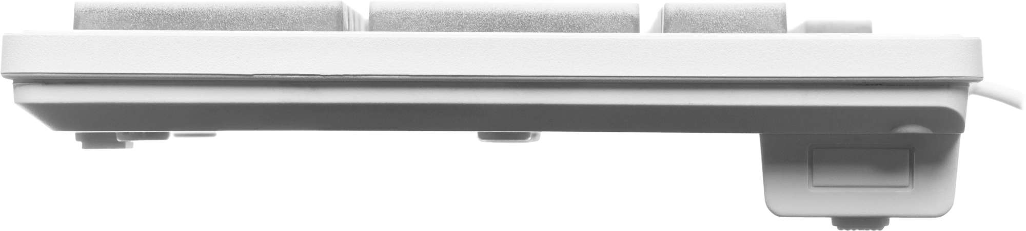 Клавиатура Оклик 550ML белый USB slim Multimedia LED