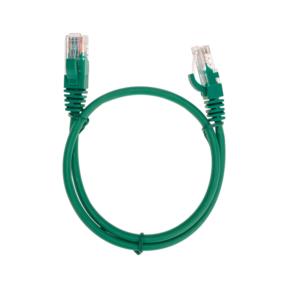 02-0106-05 - Патч-корд U/UTP, CAT 5e, RJ45-RJ45, 26AWG, LSZH, зеленый, 0,5м, Rexant