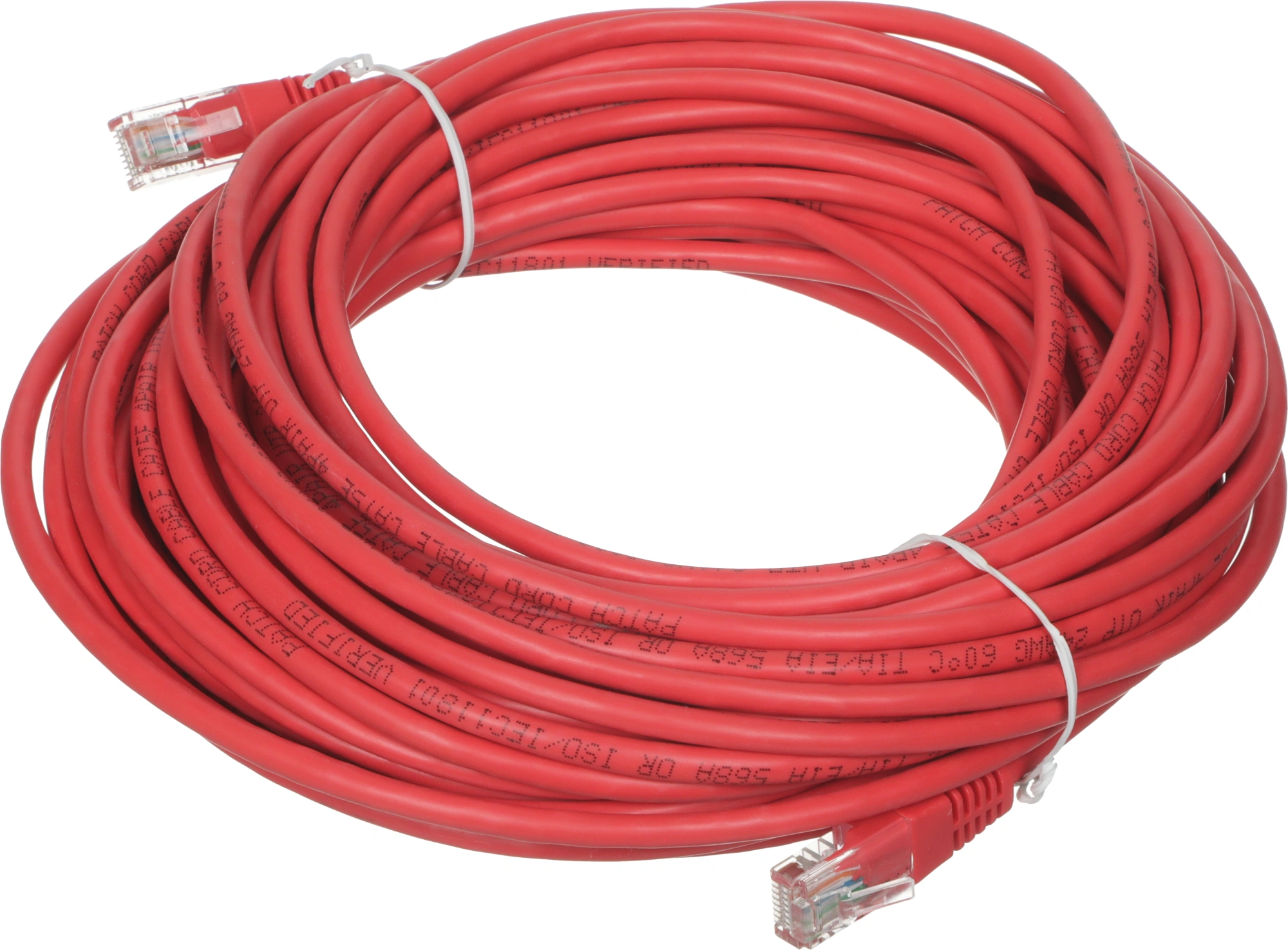 Патч-корд Premier ANP511_15M_R UTP 4 пары cat.5E CCA molded 15м красный outdoor RJ-45 (m)-RJ-45 (m)