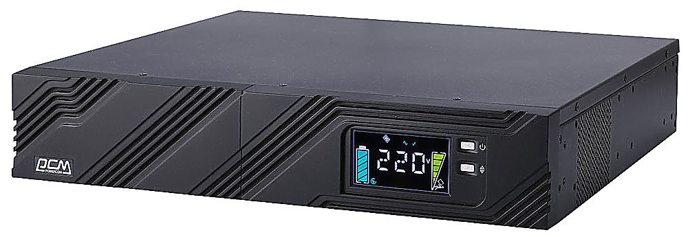 Источник бесперебойного питания Powercom Smart King Pro+ SPR-2000 LCD; 1600Вт, 2000ВА, (арт.: 1152577)