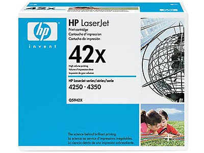Картридж лазерный HP Q5942X черный бар.в компл. (20000стр.) для HP LJ 4250/4350
