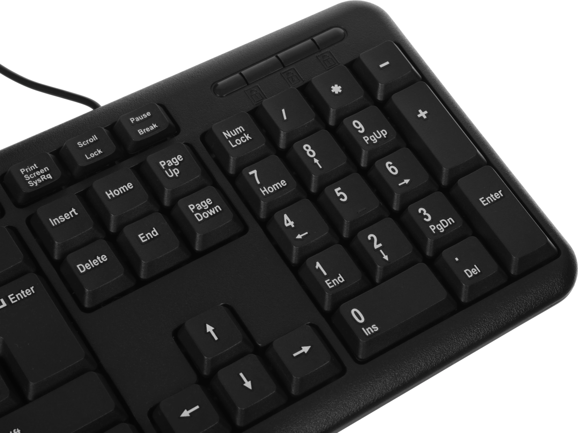 Клавиатура Оклик 90MV2 черный USB (1185967)