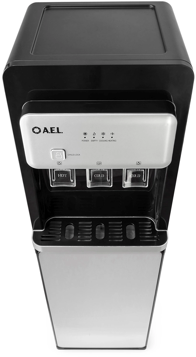 Кулер AEL LD-AEL-806a напольный электронный черный/серебристый