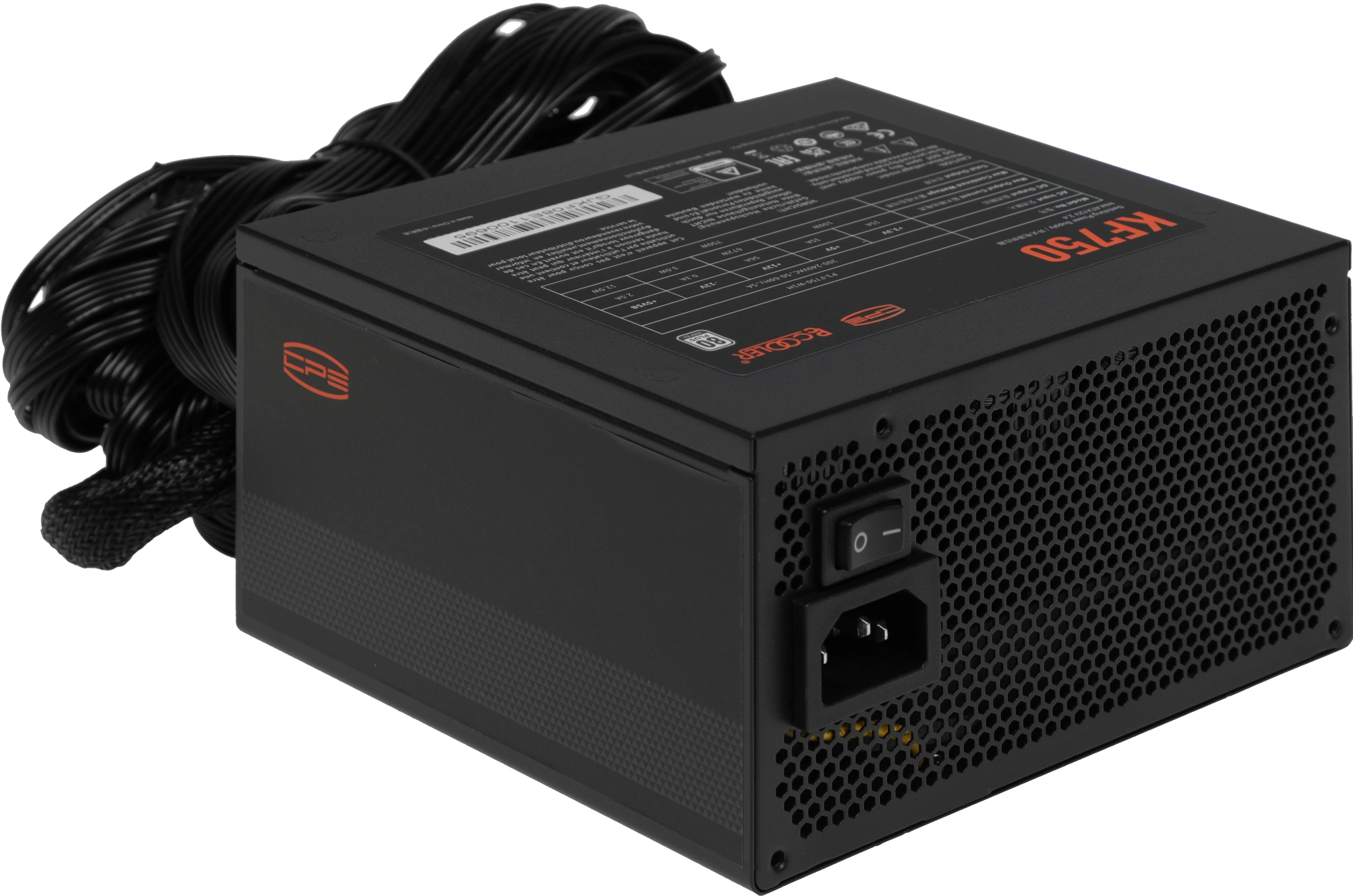 Блок питания PcCooler ATX 750W F750 80+ white (20+4pin) APFC 120mm fan 6xSATA RTL