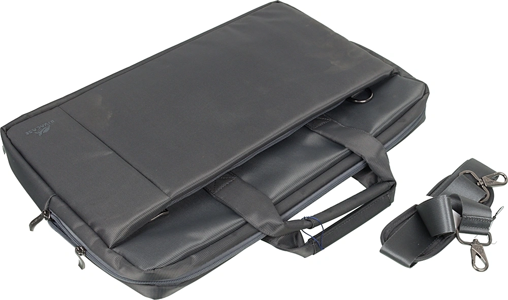 Сумка для ноутбука 17" Riva 8251 серый полиэстер (8251 GREY)