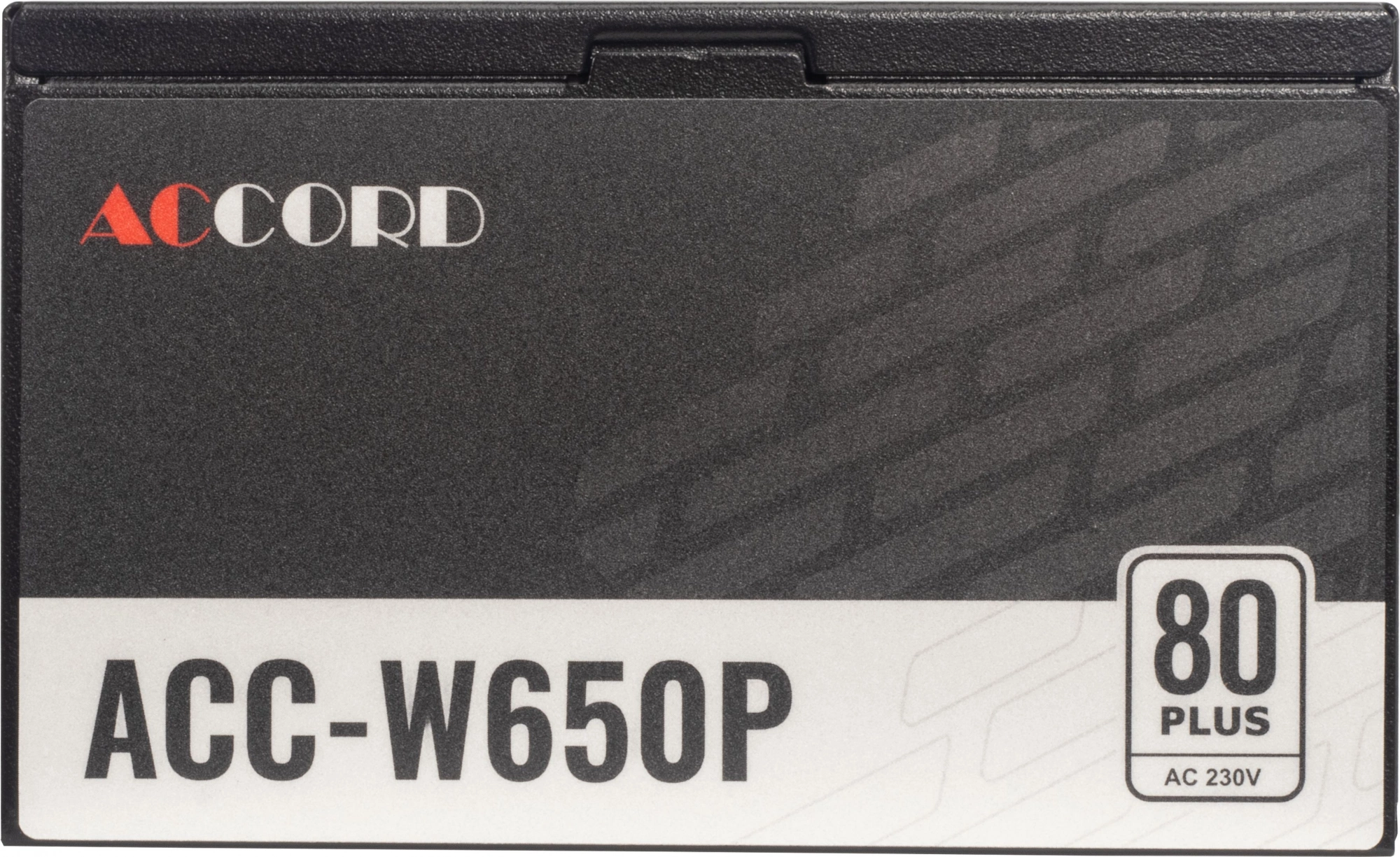 Блок питания Accord ATX 650W ACC-W650P 80+ white (20+4pin) APFC 120mm fan 6xSATA RTL