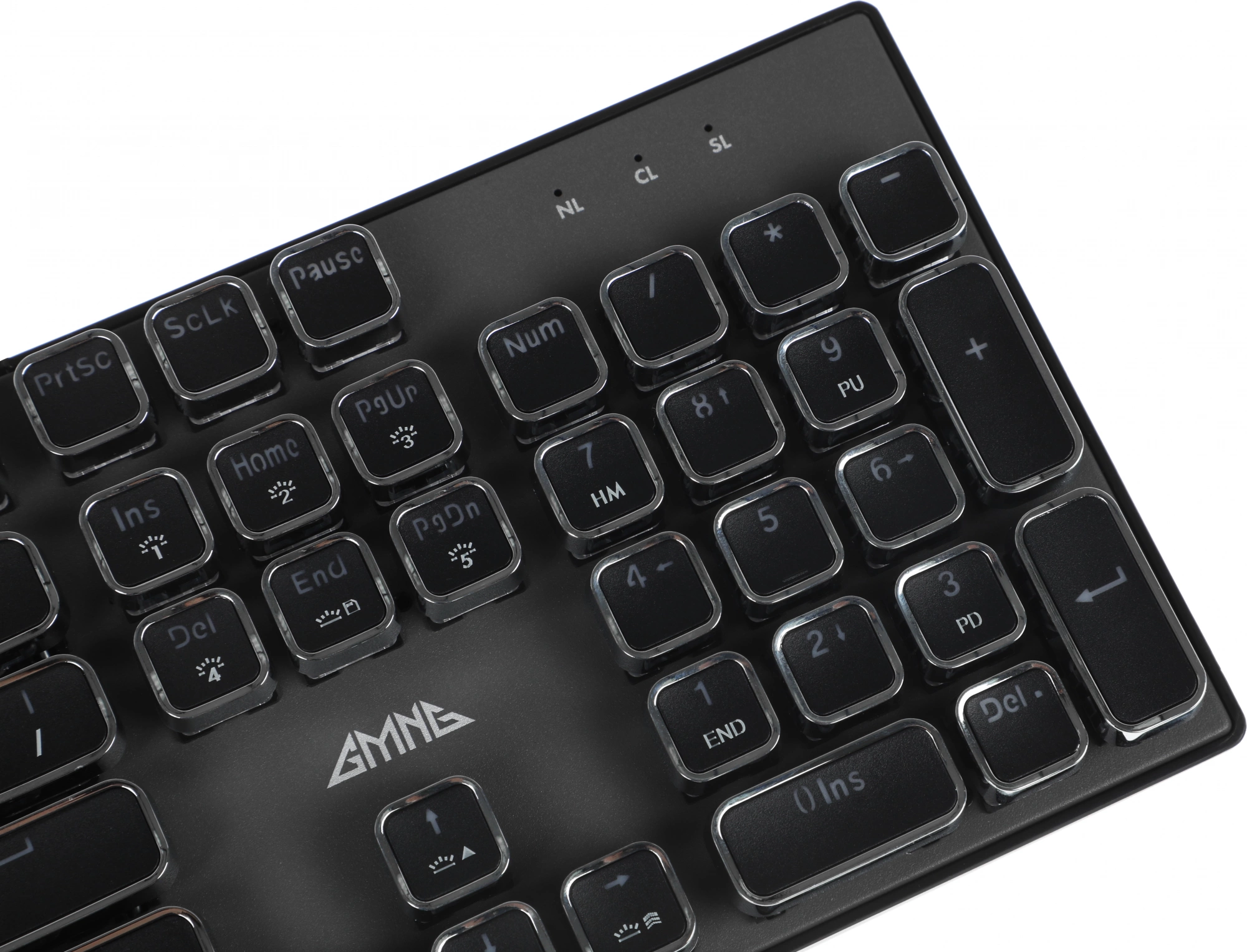 Клавиатура GMNG GG-KB815X механическая черный/серебристый USB Multimedia for gamer LED (1913914) кабель 1.8м