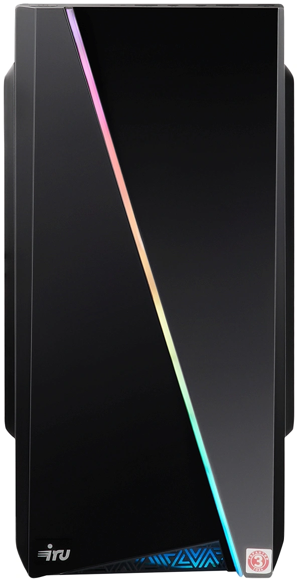 ПК IRU Tactio 320A5GER MT Ryzen 5 5600G (3.9) 16Gb SSD512Gb RGr Windows 11 Pro 64 GbitEth 500W черный (RUS) (2106549)