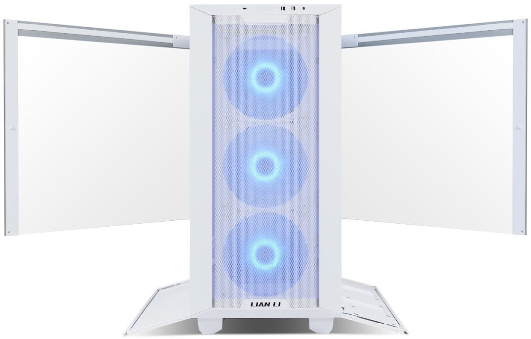 Корпус Lian-Li Lancool III RGB белый без БП ATX 10x120mm 3x140mm 2xUSB3.0 audio bott PSU