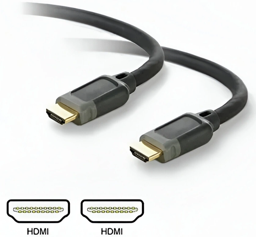 Кабель соединительный аудио-видео Premier 5-808SHQ-1 HDMI (m)/HDMI (m) 1м. позолоч.конт. черный (уп.:1шт) 6