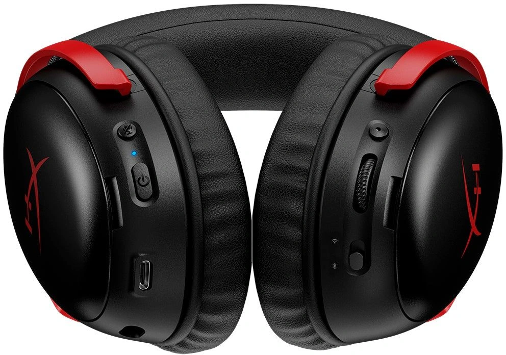 Наушники с микрофоном HyperX Cloud III S Wireless черный/красный мониторные (A59Z0AA)