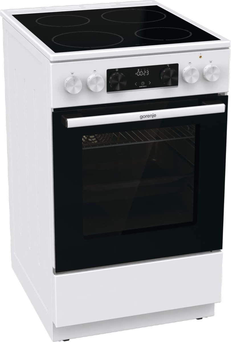 Плита Электрическая Gorenje GEC5C61WG белый стеклокерамика (без крышки)