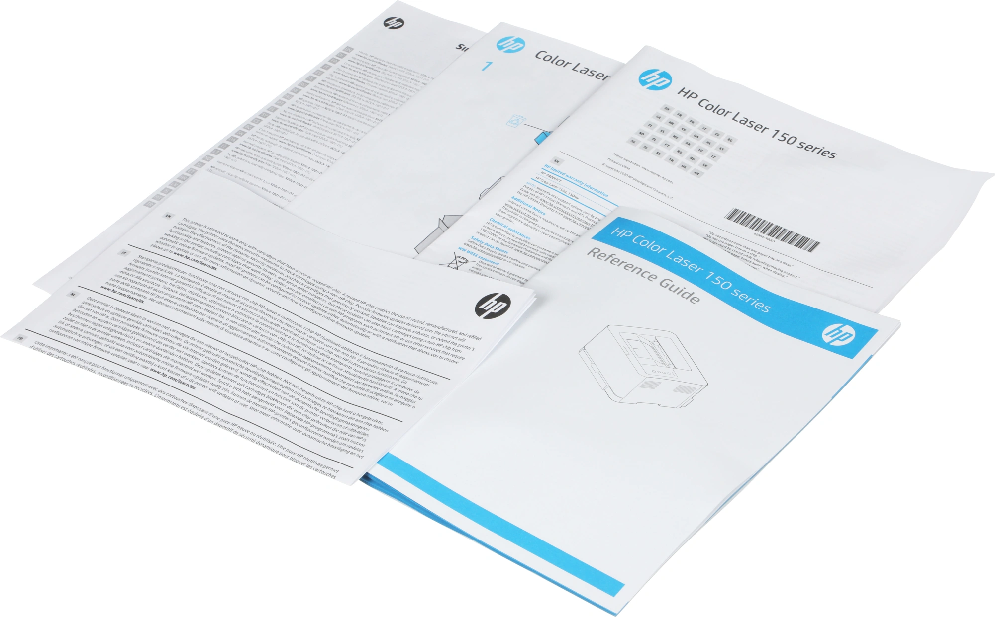 Принтер лазерный HP Color LaserJet 150nw (4ZB95A) A4 WiFi белый