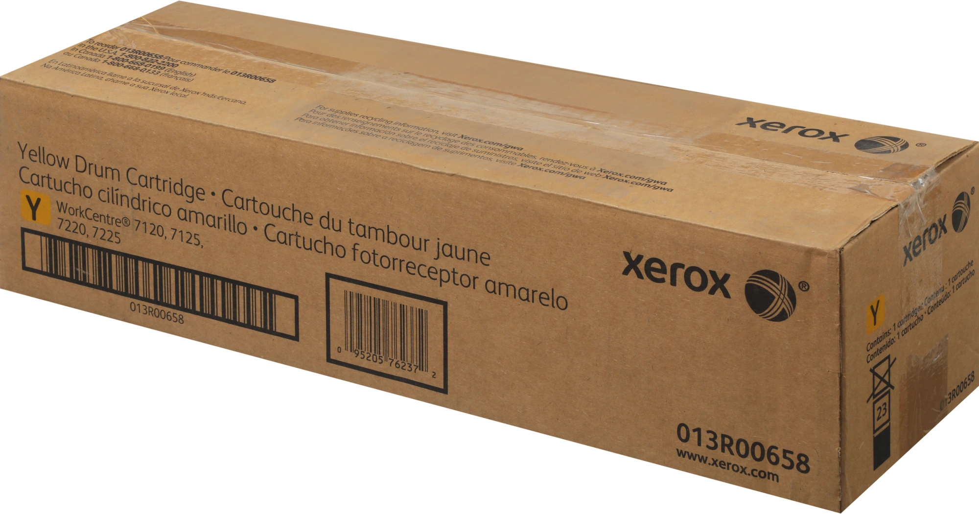 Блок фотобарабана Xerox 013R00658 желтый цв:51000стр. для WC 7120/7125/7220/7225 Xerox