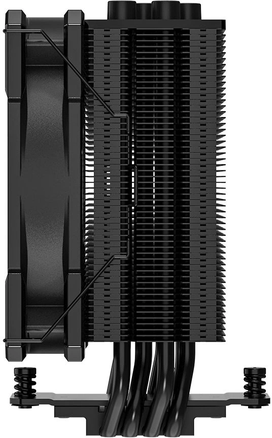 Устройство охлаждения(кулер) ID-Cooling SE-224-XTS Soc-AM5/AM4/1200/1700/1851 черный 4-pin 29dB Al+Cu 220W 650gr Ret (SE-224-XTS BLACK)