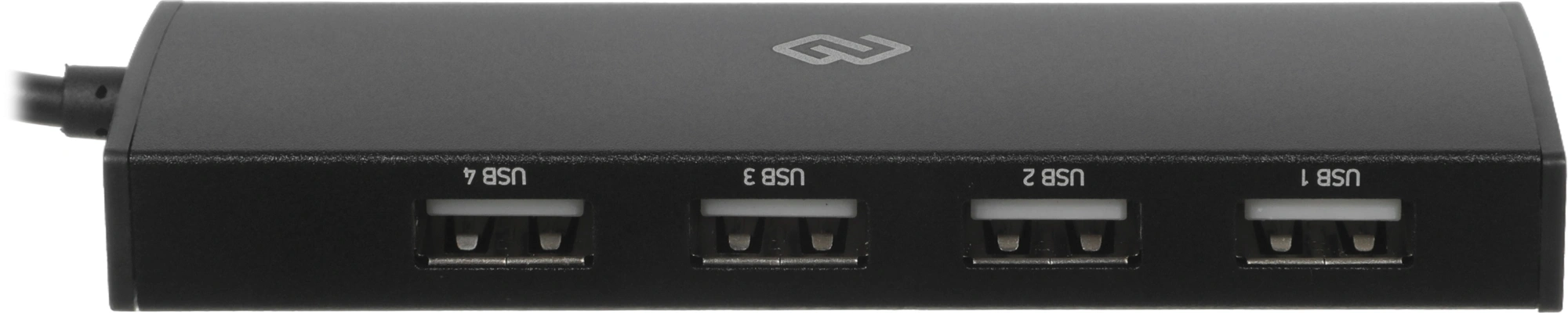 Разветвитель USB-C Digma HUB-4U2.0-UC-B 4порт. черный