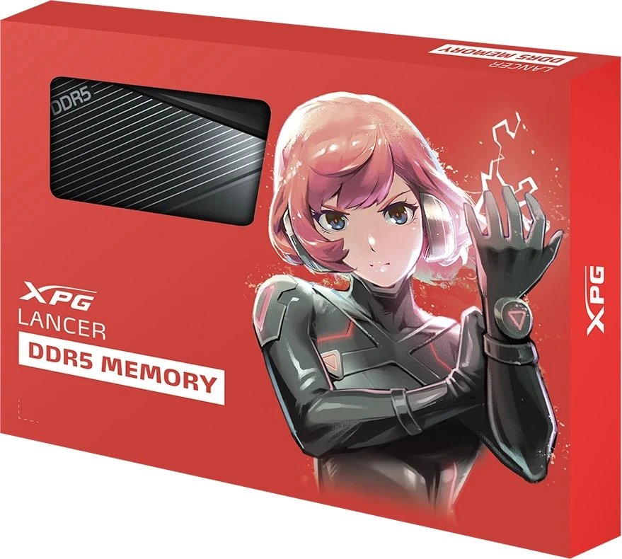 Память DDR5 2x32GB 6400MHz A-Data AX5U6400C3232G-DCLABK XPG Lancer RTL Gaming PC5-51200 CL32 DIMM 288-pin 1.4В kit dual rank с радиатором Ret