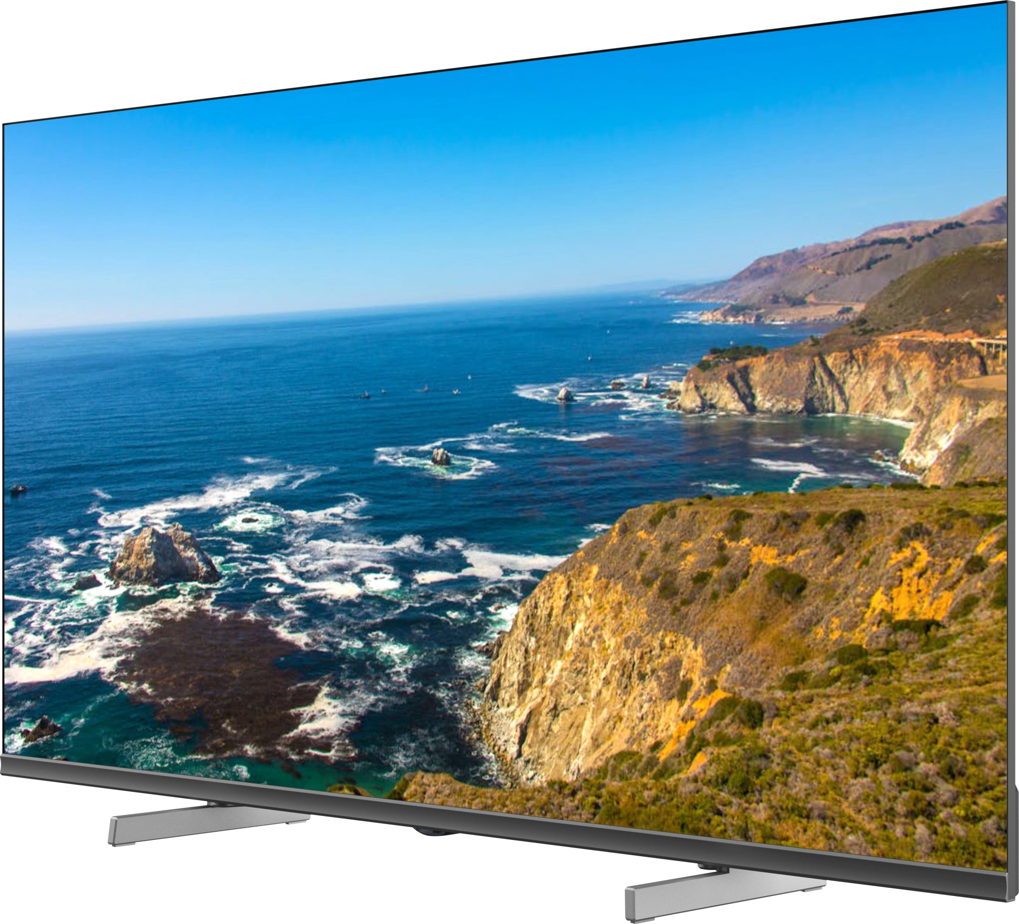 Телевизор LED Hyundai 40" H-LED40BS5100 WebOS Frameless Metal черный/серый FULL HD 60Hz DVB-T DVB-T2 DVB-C DVB-S DVB-S2 USB WiFi Smart TV