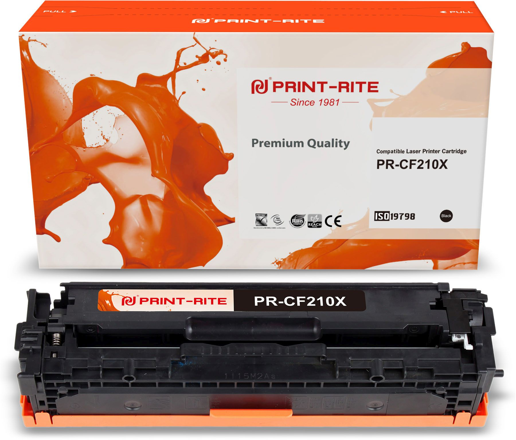 Картридж лазерный Print-Rite TFHA1VBPU1J PR-CF210X CF210X черный (2400стр.) для HP LJ Pro M251/M276