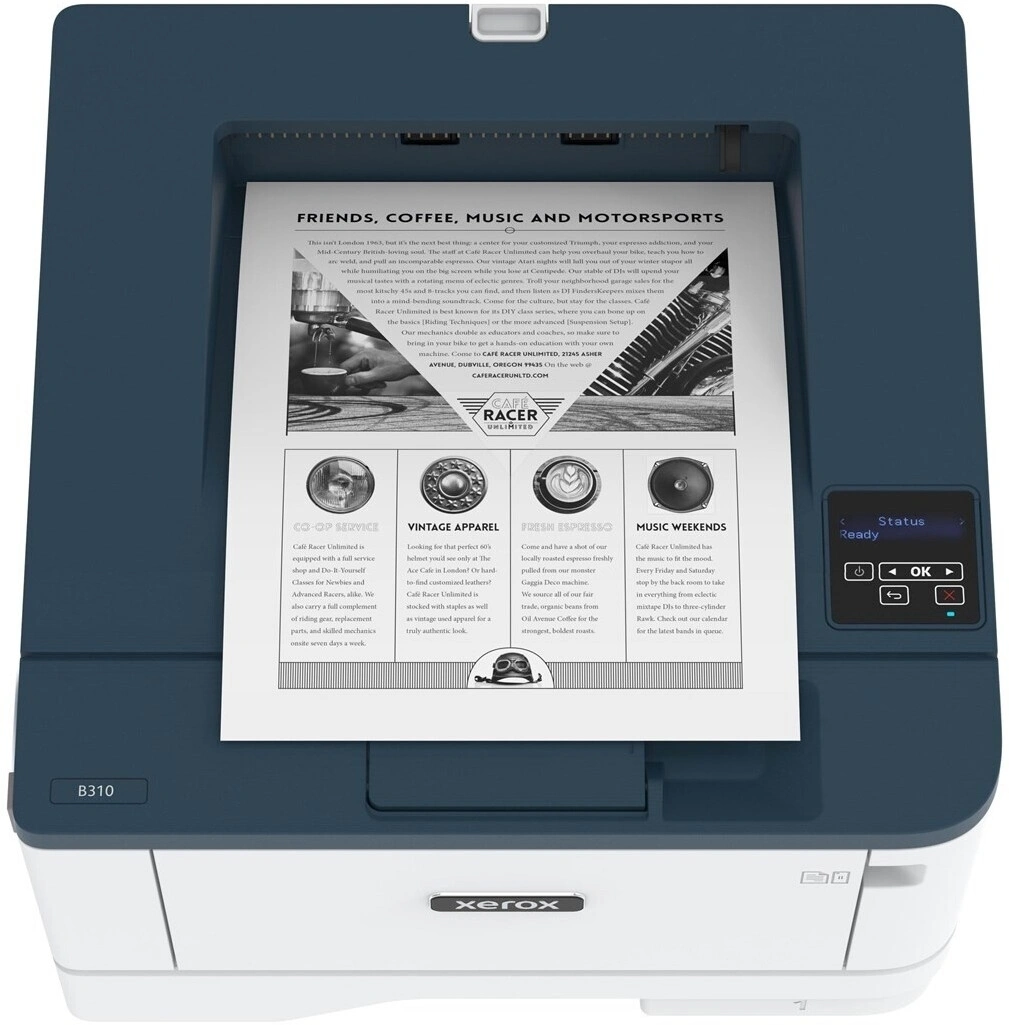 Принтер лазерный Xerox B310V_DNI A4 WiFi белый