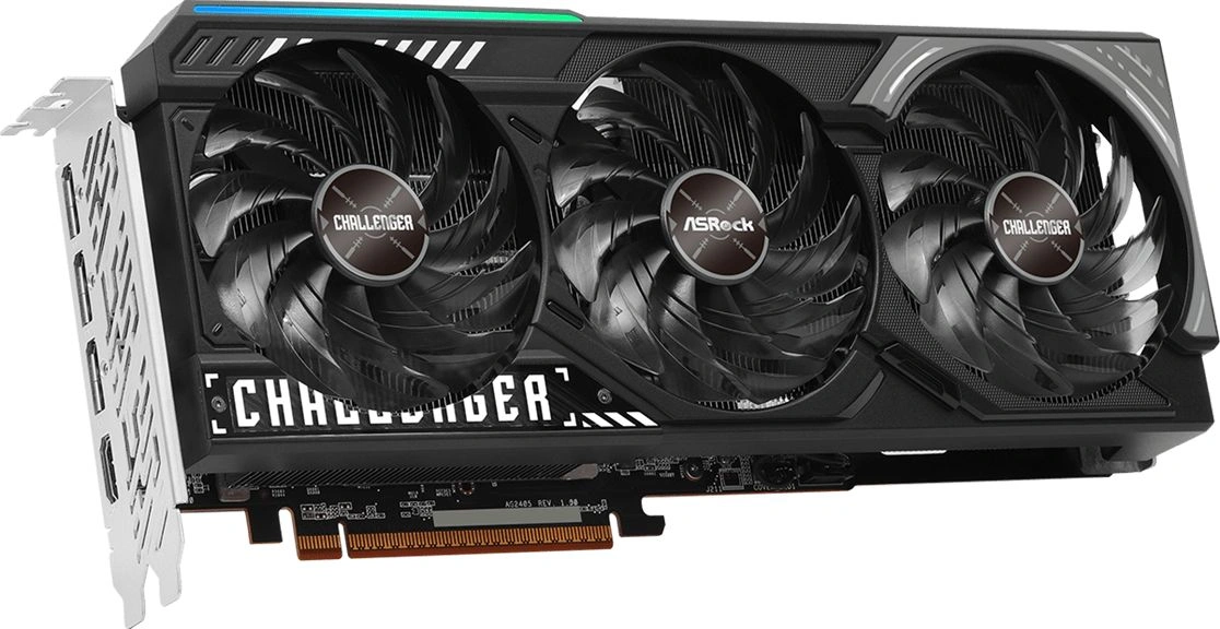 Видеокарта Asrock PCI-E 5.0 RX9070 CL 16G AMD Radeon RX 9070 16Gb 256bit GDDR6 2070/20000 HDMIx1 DPx3 HDCP Ret