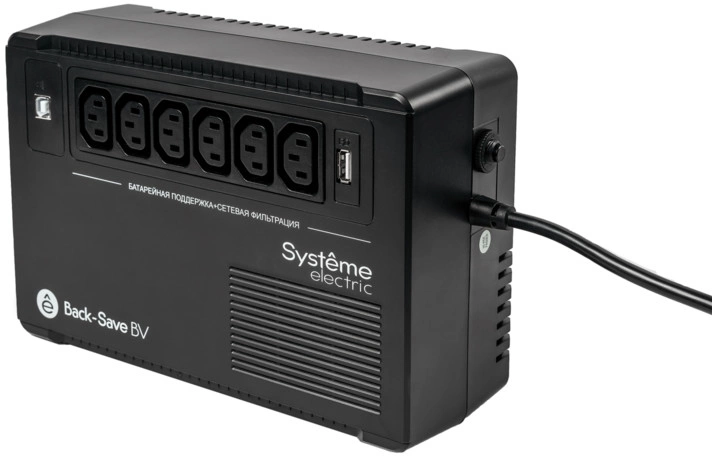 Источник бесперебойного питания Systeme Electriс BV BVSE600I 360Вт 600ВА черный