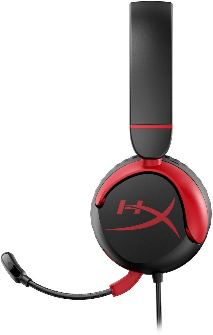 Наушники с микрофоном HyperX Cloud Mini черный/красный накладные оголовье (7G8F4AA)