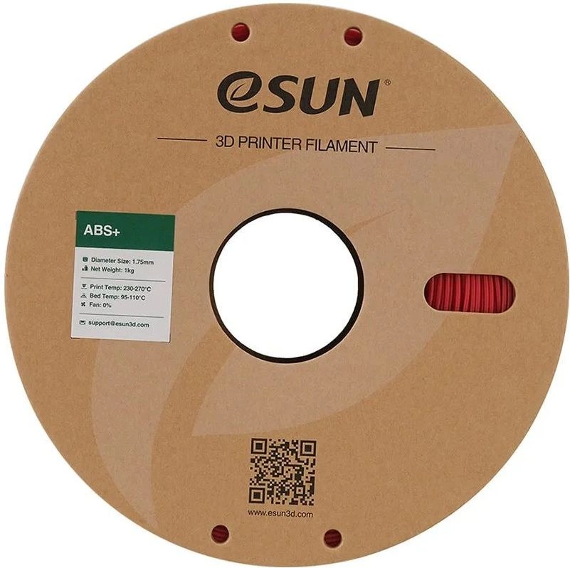Пластик для принтера 3D Esun ABS+175R1 ABS+ d1.75мм 1кг 1цв.