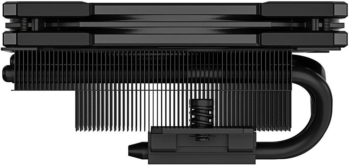 Устройство охлаждения(кулер) ID-Cooling IS-55 Soc-AM5/AM4/1200/1700/1851 черный 4-pin 31.2-31.2dB Al+Cu 125W 450gr Ret (IS-55 BLACK)