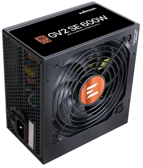 Блок питания Zalman ATX 600W ZM600-GV2SE 80+ bronze (20+4pin) 120mm fan 6xSATA RTL