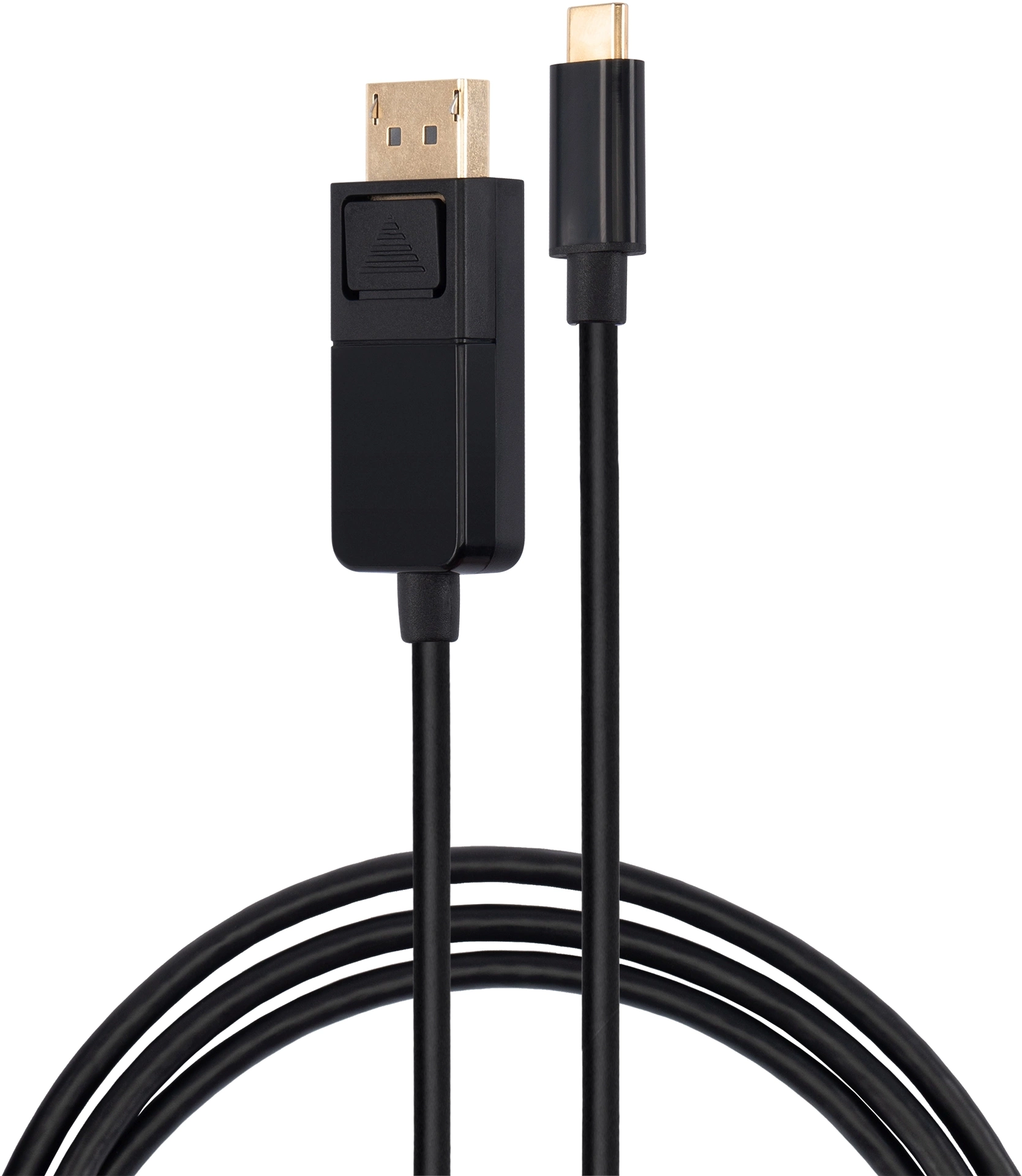 Кабель Buro ver1.4 USB Type-C (m) DisplayPort (m) 1.5м (BU-TYPEC-DP-1.5M) черный