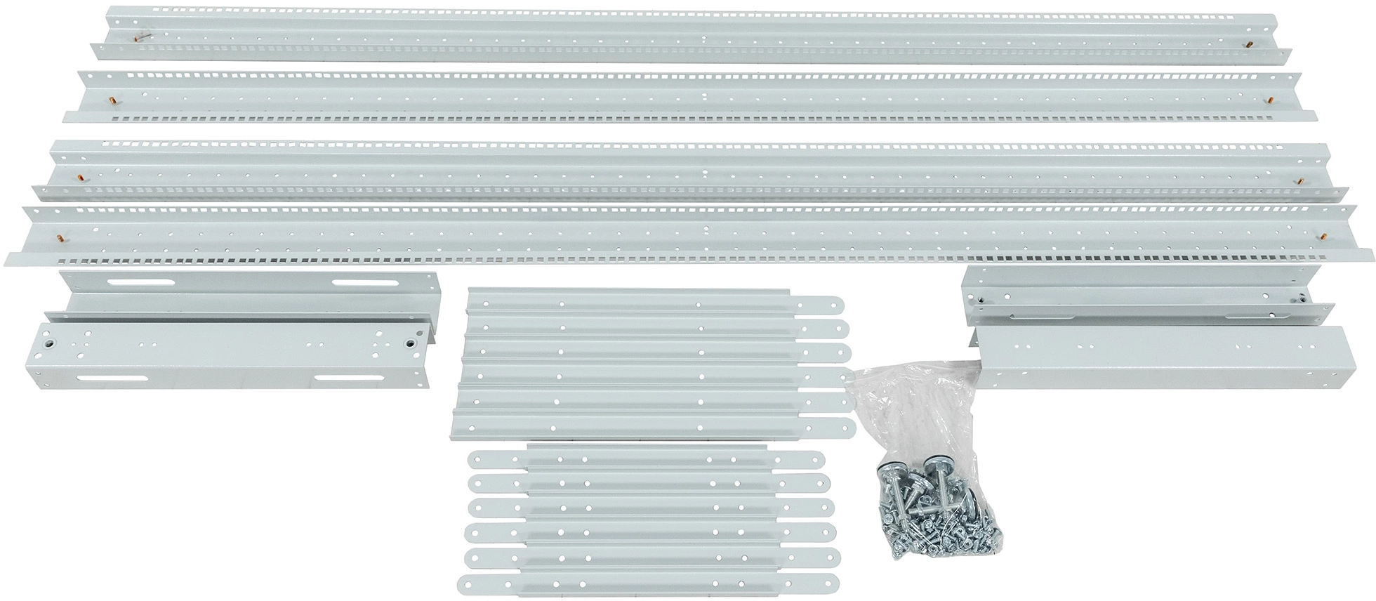Стойка двухрамная NTSS NTSS-2POR24U/600-1000 24U 538ммx1000мм 730кг серый