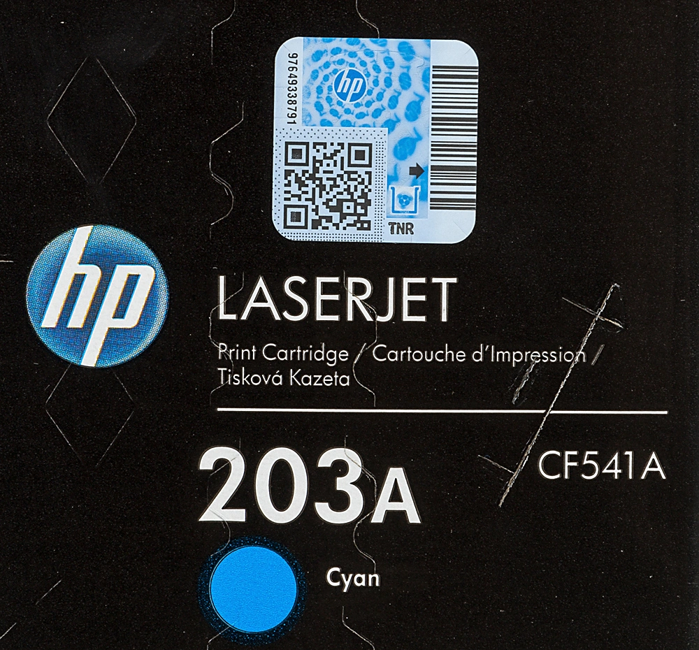 Картридж лазерный HP 203A CF541A голубой бар.в компл. (1300стр.) для HP M254/280/281