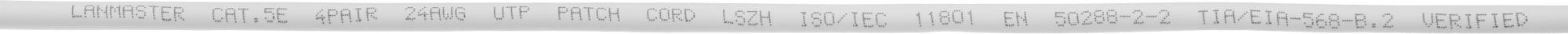 Патч-корд Lanmaster LAN-PC45/U5E-3.0-WH UTP RJ-45 вил.-вилка RJ-45 кат.5E 3м белый LSZH (уп.:1шт)