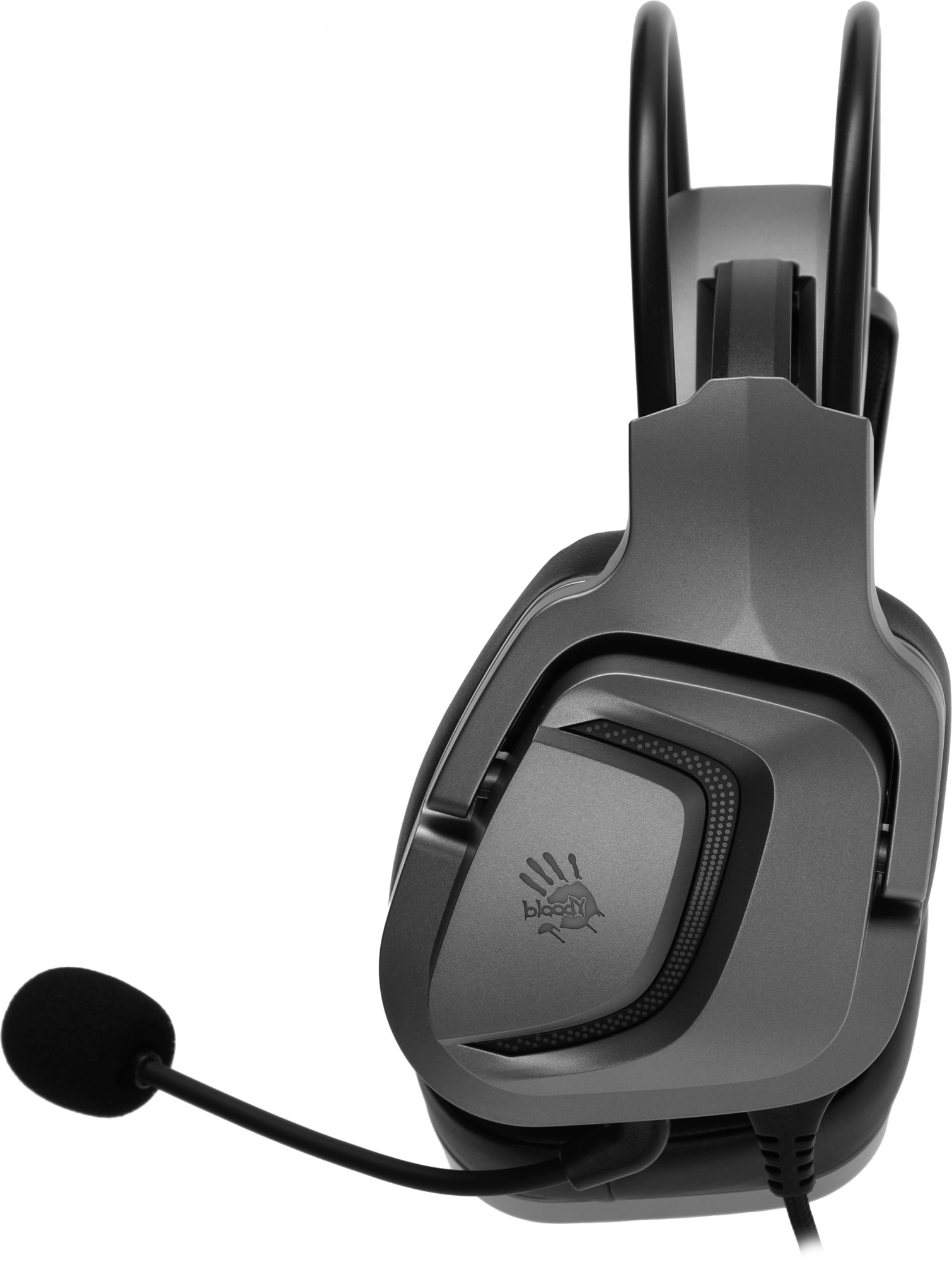 Наушники с микрофоном A4Tech Bloody G575 серый 2м мониторные USB оголовье (G575 USB/ GREY)