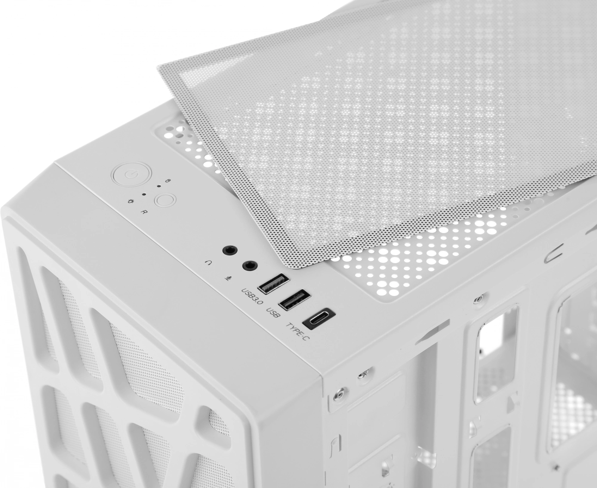 Корпус Formula Mana белый без БП ATX 4x120mm 2xUSB2.0 1xUSB3.0 audio bott PSU