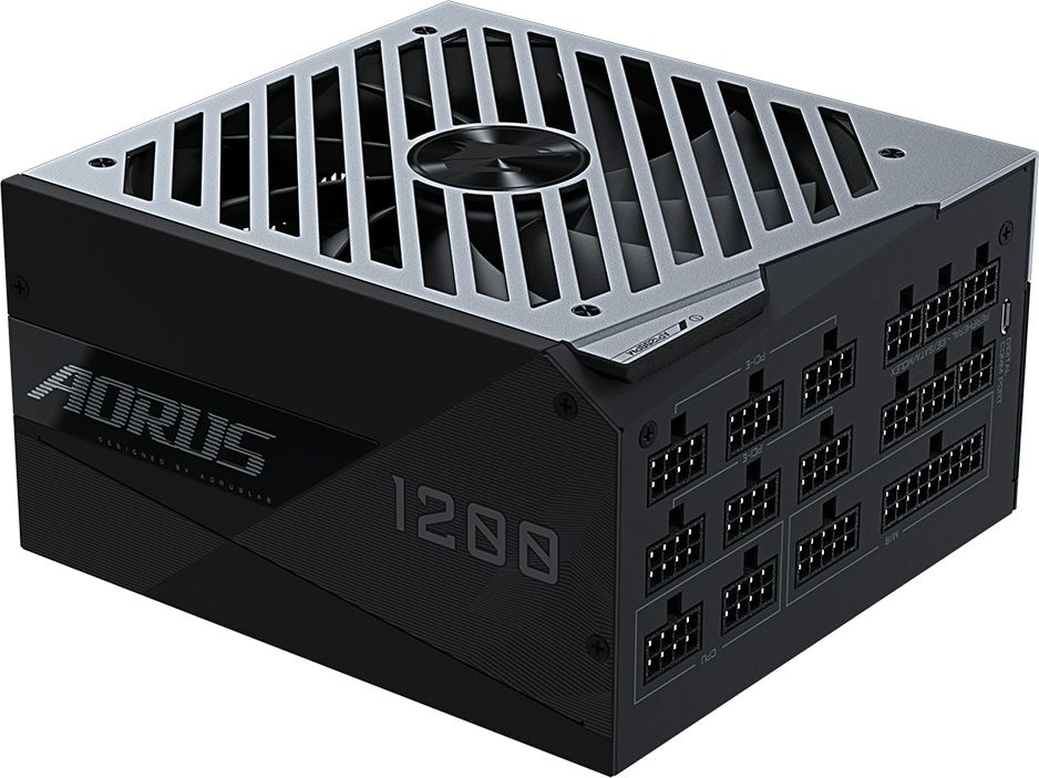 Блок питания Gigabyte ATX 1200W GP-AP1200PM 80+ platinum (20+4pin) APFC 140mm fan 16xSATA Cab Manag RTL