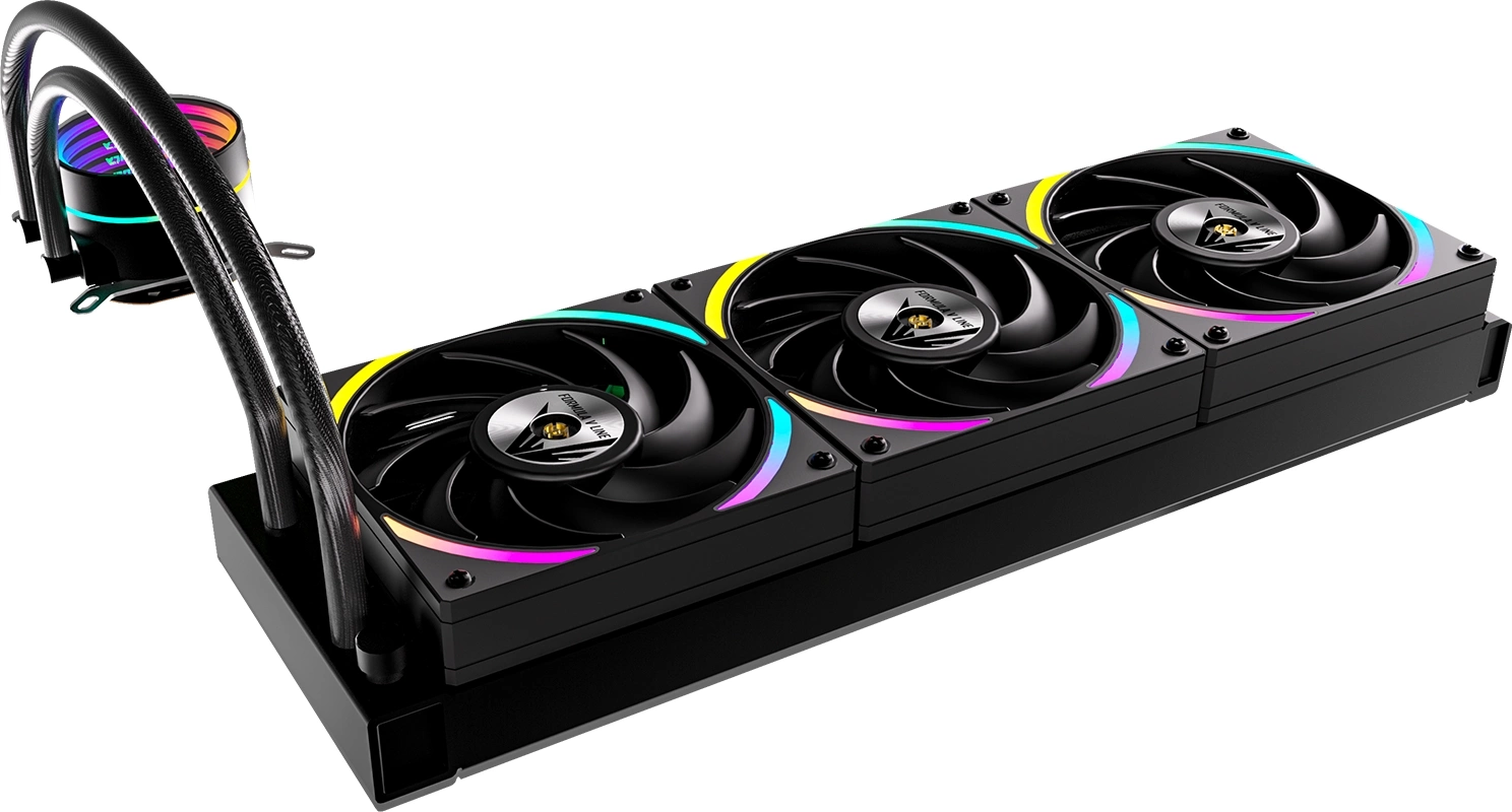 Система водяного охлаждения Formula Oasis L360 ARGB Soc-AM5/AM4/1200/2066/1700/1851 черный 4-pin 1-27dB Al+Cu 360W Ret (OASIS L360 ARGB BK)