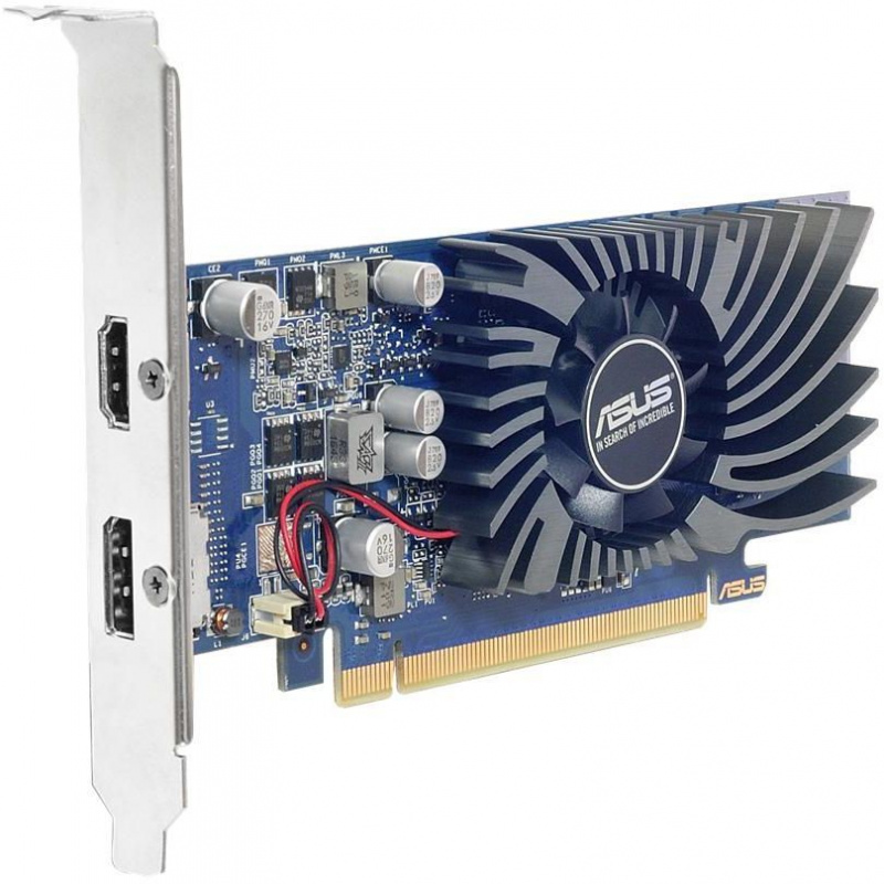Видеокарта Asus PCI-E 3.0 GT1030-2G-BRK NVIDIA GeForce GT 1030 2Gb 64bit GDDR5 1228/6008 HDMIx1 DPx1 HDCP Ret low profile