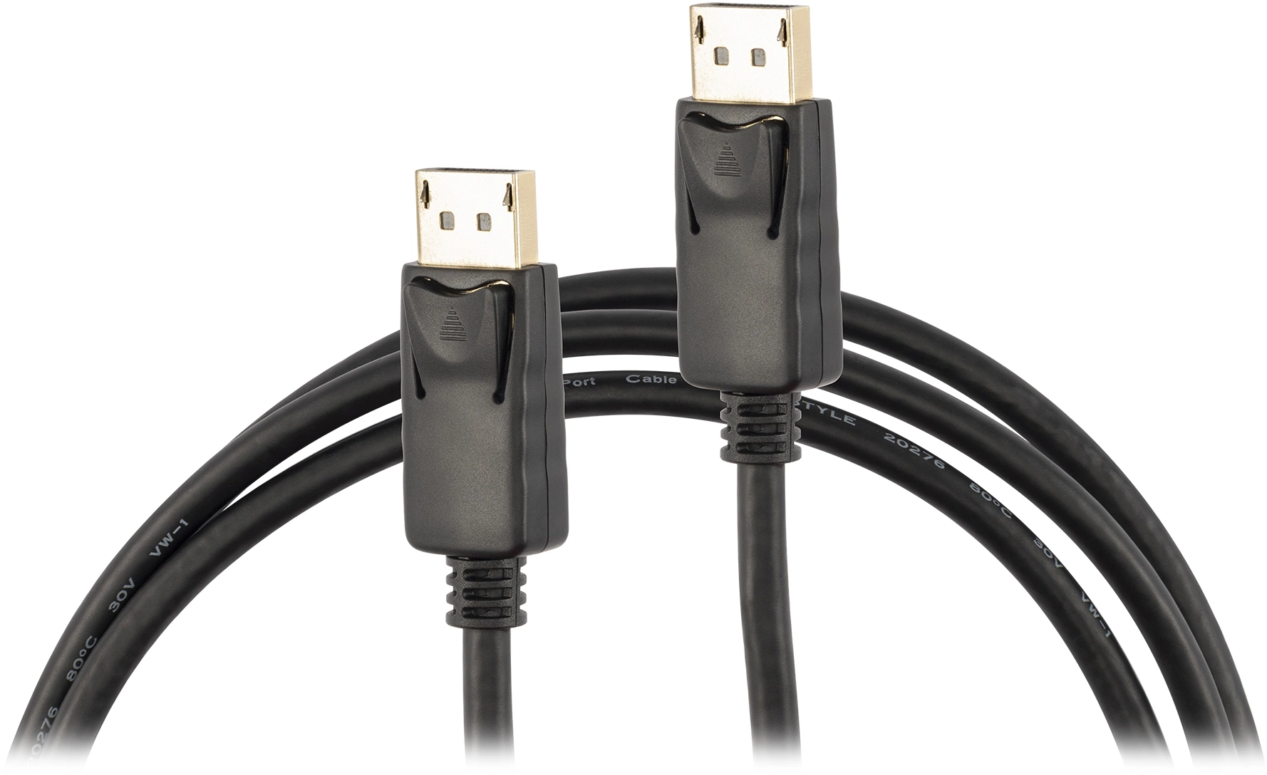 Кабель аудио-видео Buro V2.0 DisplayPort (m)/DisplayPort (m) 1.5м. черный (BU-DP2.0-1.5M)