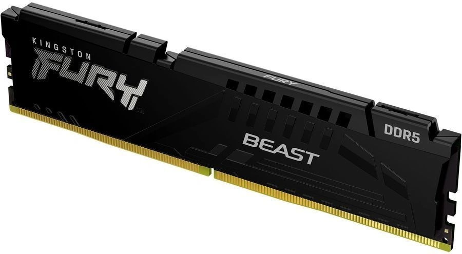 Память DDR5 16GB 5600MHz Kingston KF556C36BBE-16 Fury Beast Black Expo RTL Gaming PC5-44800 CL36 DIMM 288-pin 1.25В kit single rank с радиатором Ret