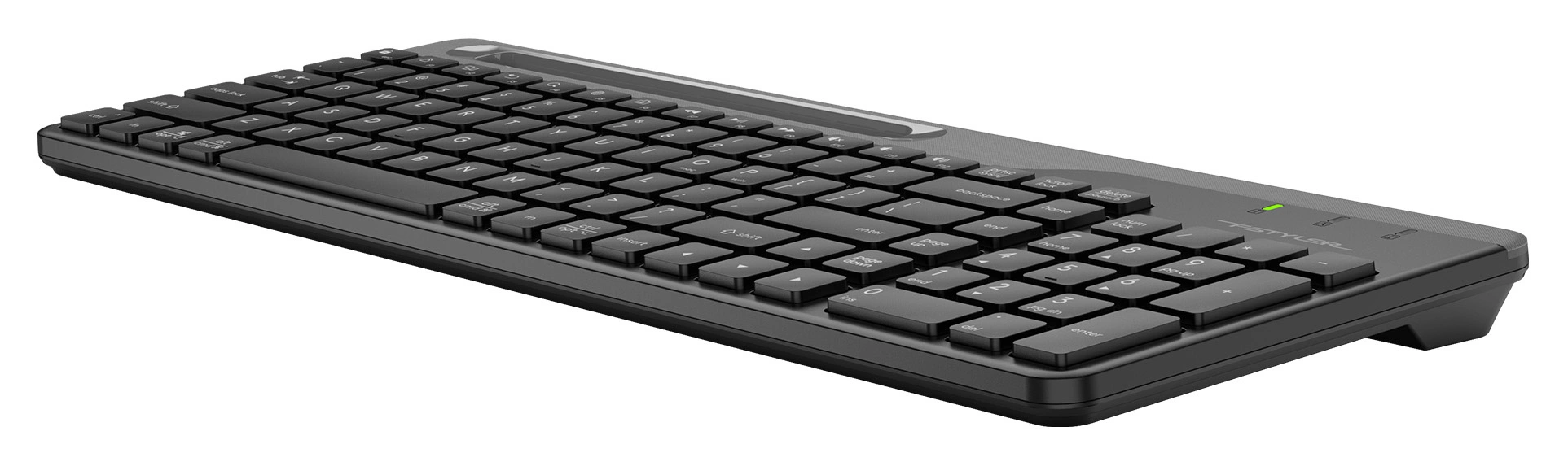 Клавиатура A4Tech FK25 черный/серый USB slim (FK25 BLACK) кабель 1.5м
