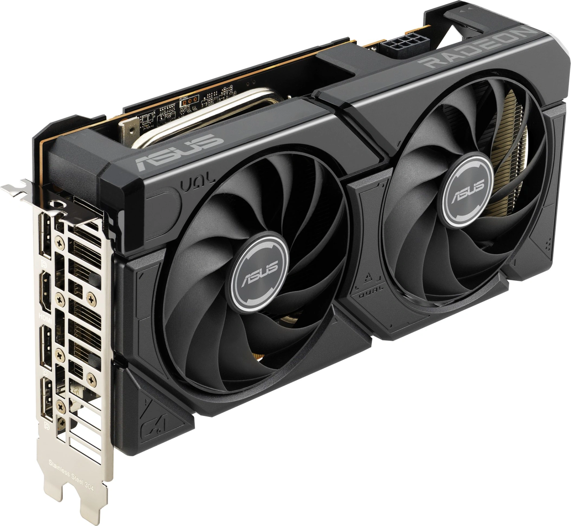 Видеокарта Asus PCI-E 4.0 DUAL-RX7600-O8G-EVO AMD Radeon RX 7600 8Gb 128bit GDDR6 2280/18000 HDMIx1 DPx3 HDCP Ret