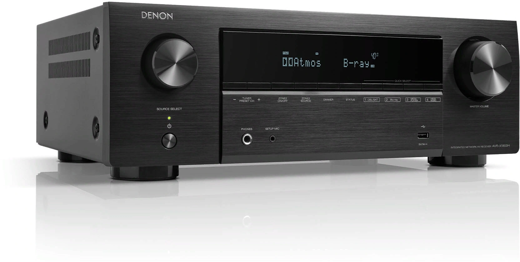 Ресивер AV Denon AVRX-1800HBK 7.2 черный