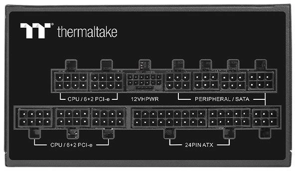 Блок питания Thermaltake ATX 1200W Toughpower PF3 Gen.5 80+ platinum 24pin APFC 120mm fan color LED 12xSATA Cab Manag RTL
