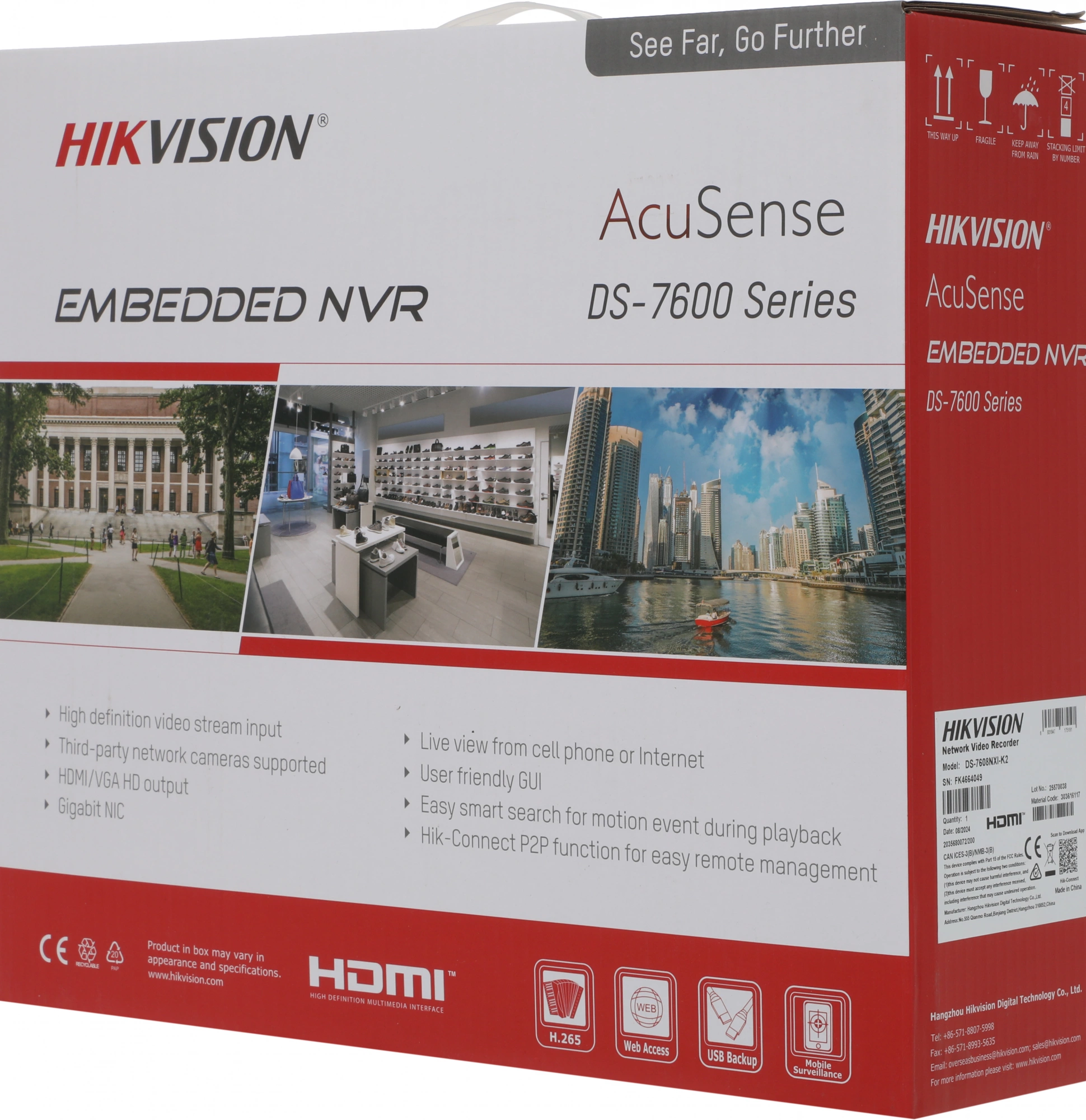 Видеорегистратор Hikvision DS-7608NXI-K2(E)