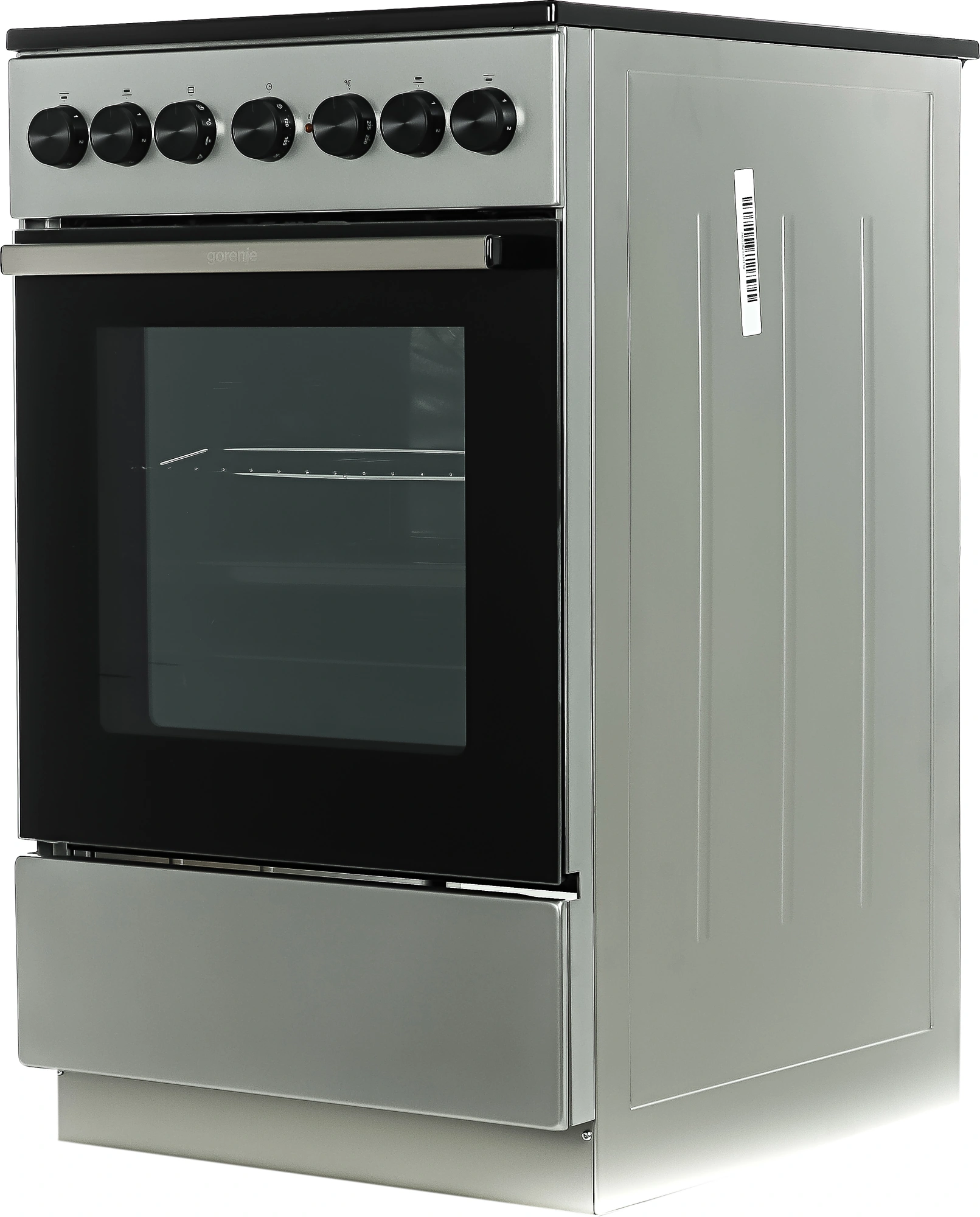 Плита Электрическая Gorenje GEC5B41SG серый стеклокерамика (без крышки)