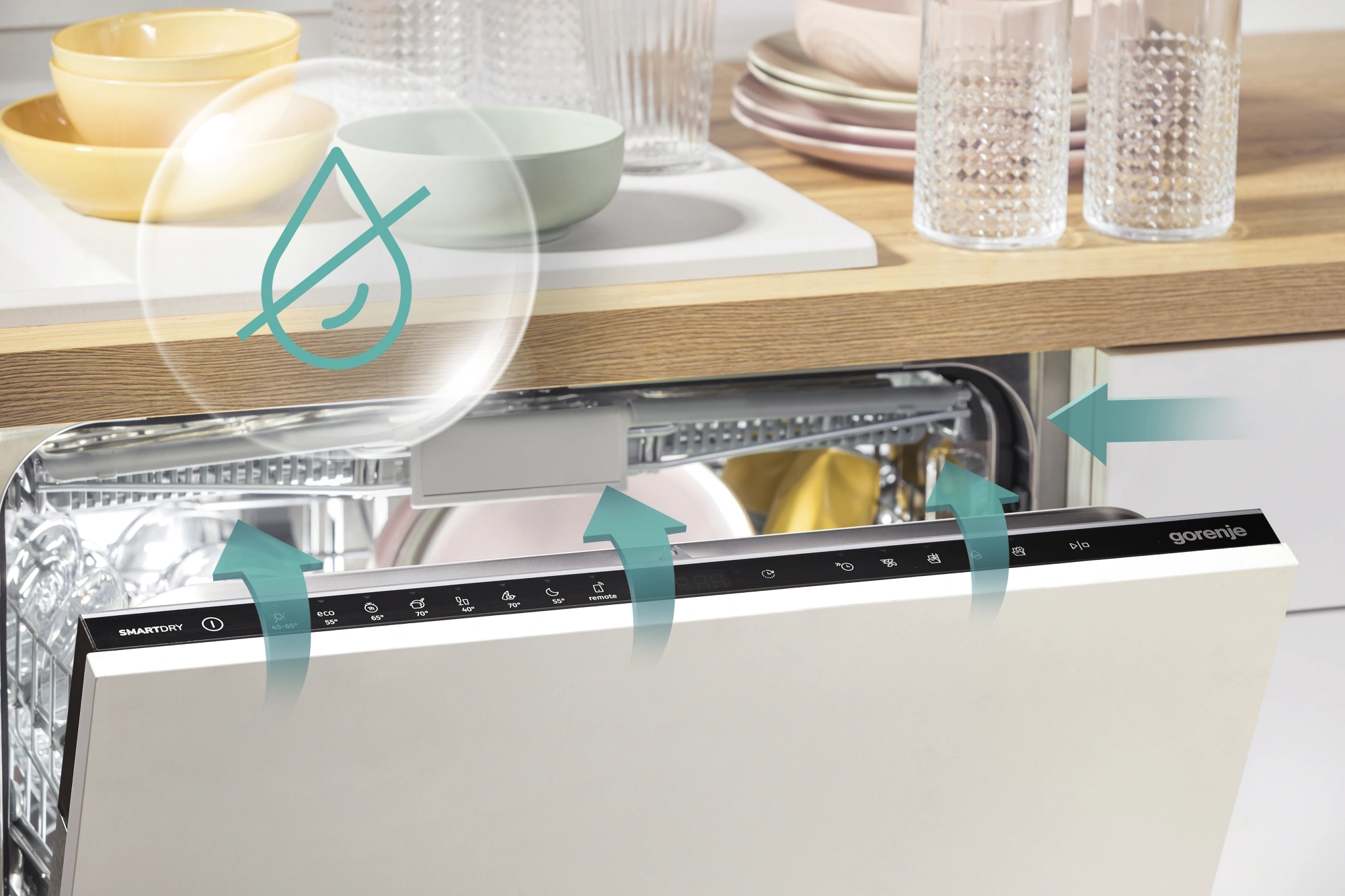 Посудомоечная машина встраив. Gorenje GV642D90 1900Вт полноразмерная