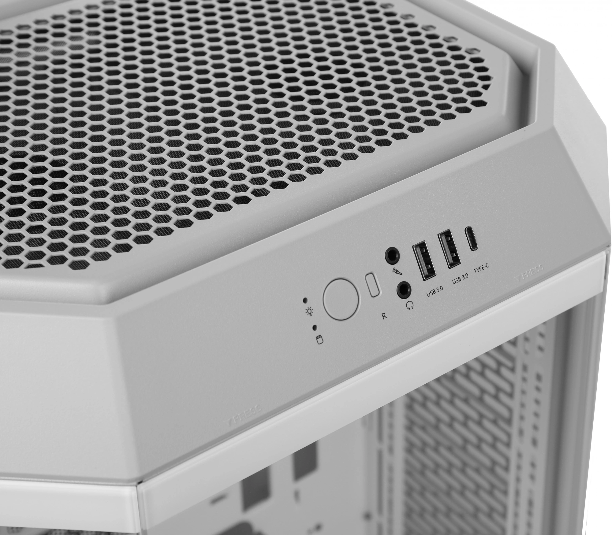 Корпус Thermaltake The Tower 300 Limestone серый без БП mATX 8x120mm 6x140mm 2xUSB3.0 audio bott PSU